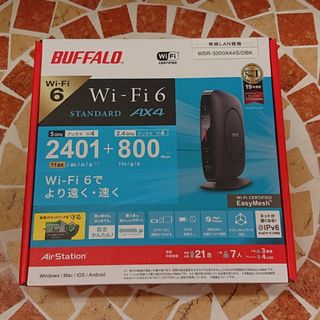 BUFFALO バッファロー WSR-3200AX4S/DBK(PC周辺機器)