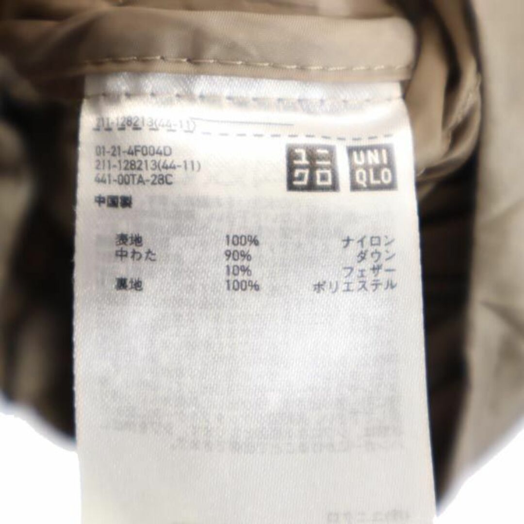 UNIQLO(ユニクロ)のユニクロ ダウンベスト L ブラウン系 UNIQLO レディース 古着 【231202】 レディースのジャケット/アウター(ダウンベスト)の商品写真