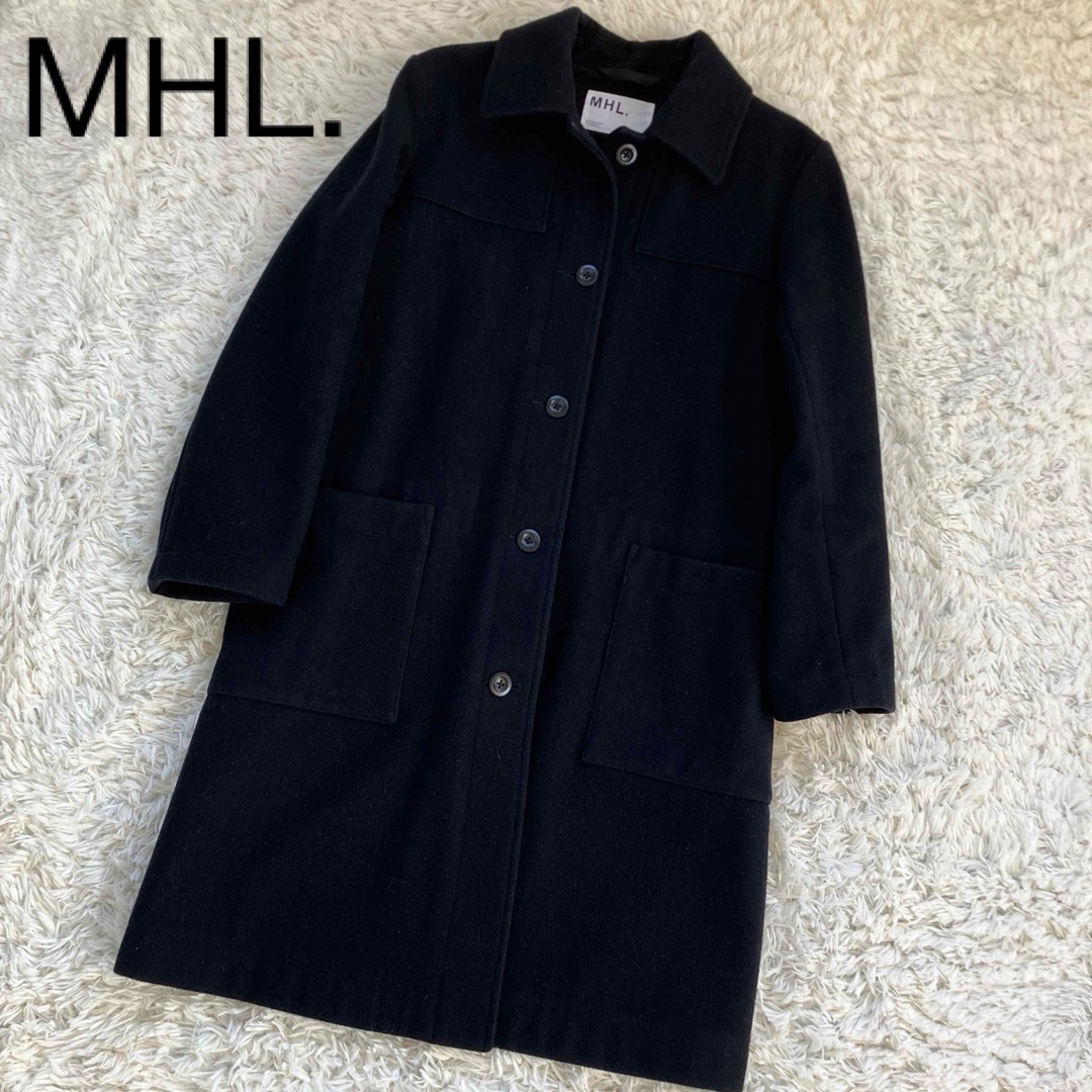 本命ギフト マーガレットハウエル MHL バルマカーンコート ブラック M