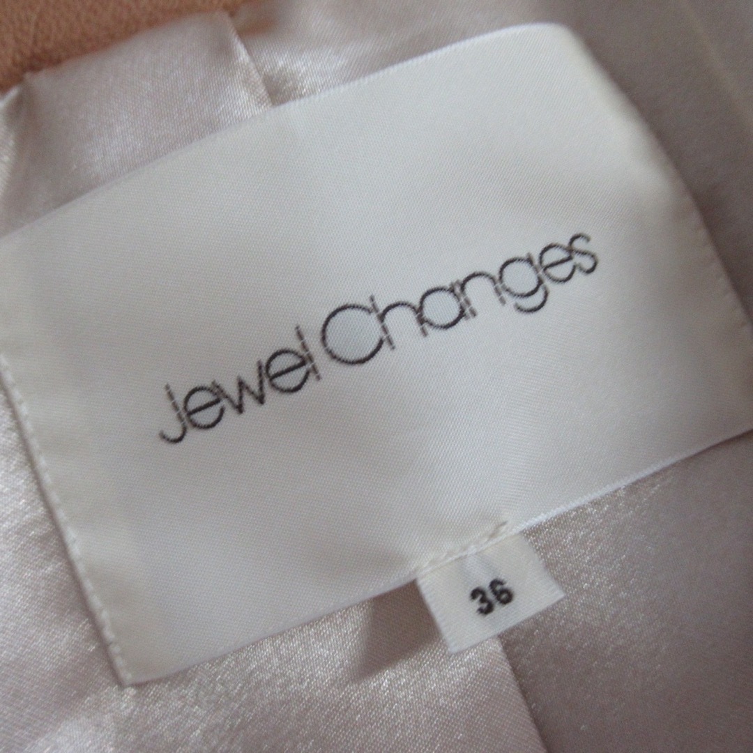 UNITED ARROWS(ユナイテッドアローズ)のJewel Changes 本革 ライダース ジャケット レザージャケット 36 レディースのジャケット/アウター(ライダースジャケット)の商品写真