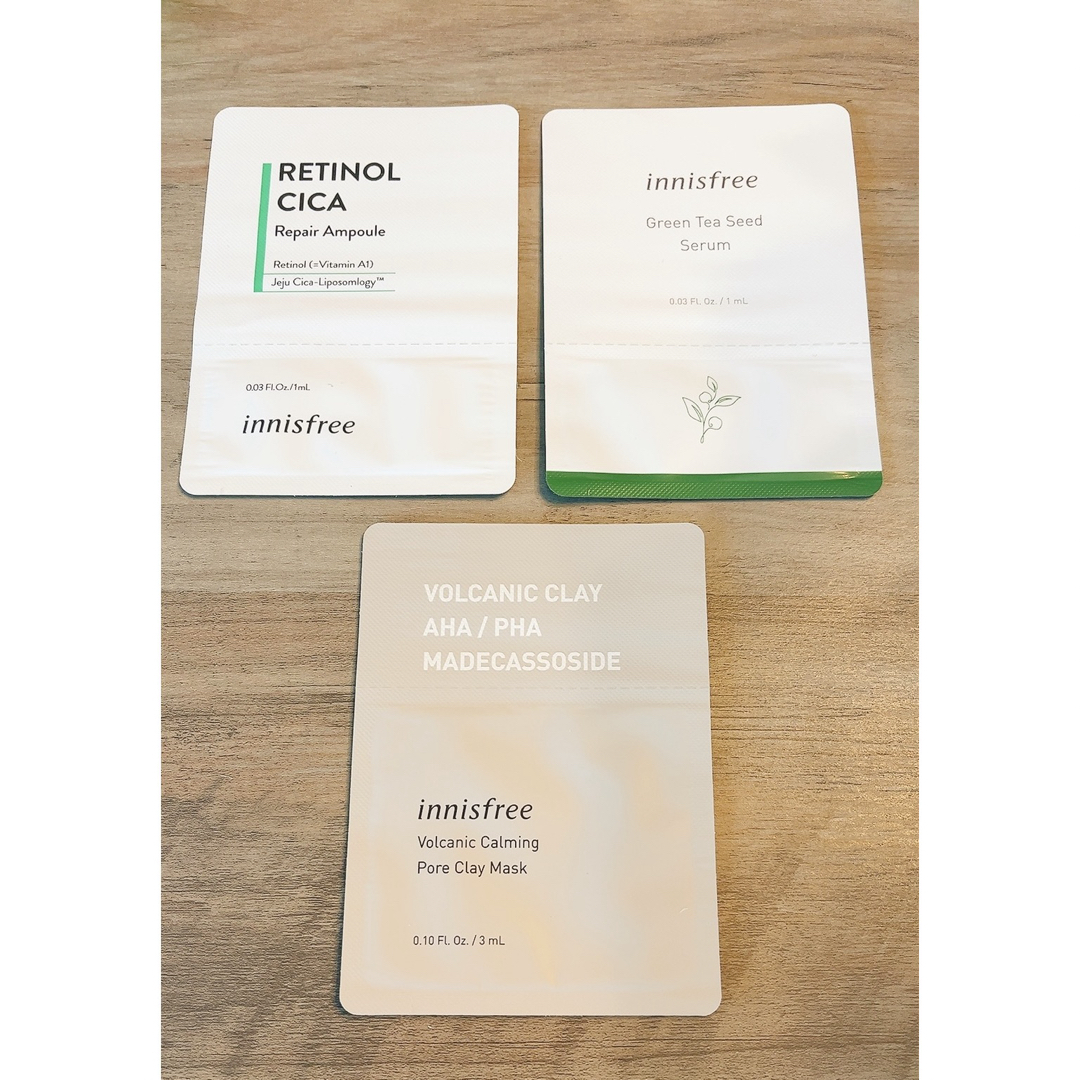 Innisfree(イニスフリー)のInnisfree お試しキット 3点 コスメ/美容のキット/セット(サンプル/トライアルキット)の商品写真