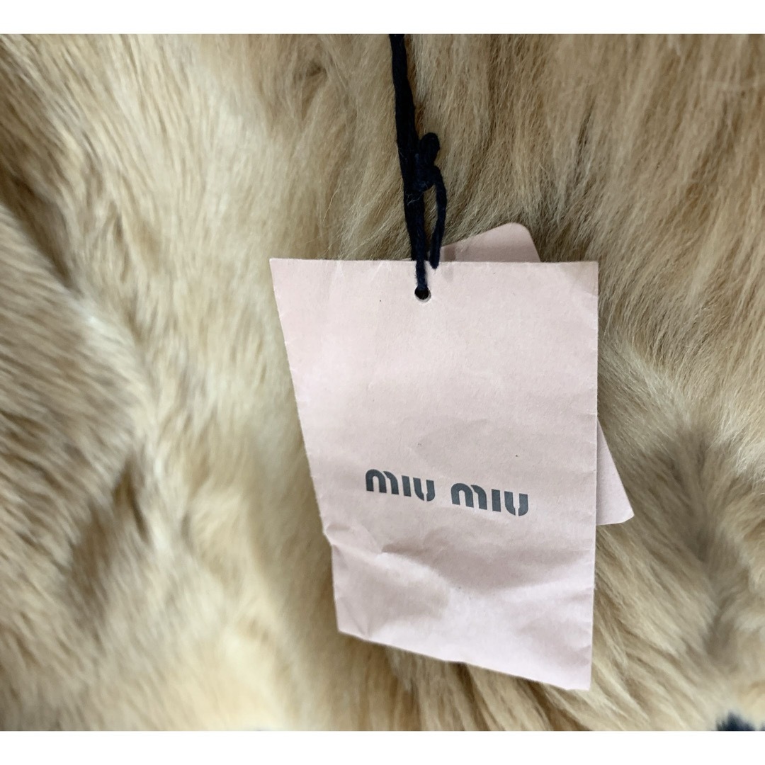 未使用品 MIU MIU ミュウミュウ リアルファーコート リバーシブル 36