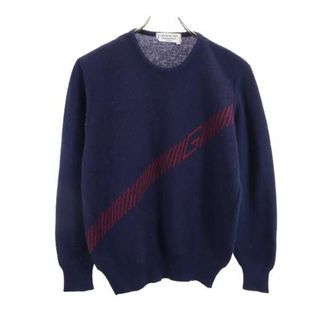 高級　美品　希少GIVENCHY  カシミヤ100% ニットセーター 紺