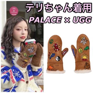 UGG PALACE SHEEPSKIN MITEEN アグ パレス 手袋 茶色