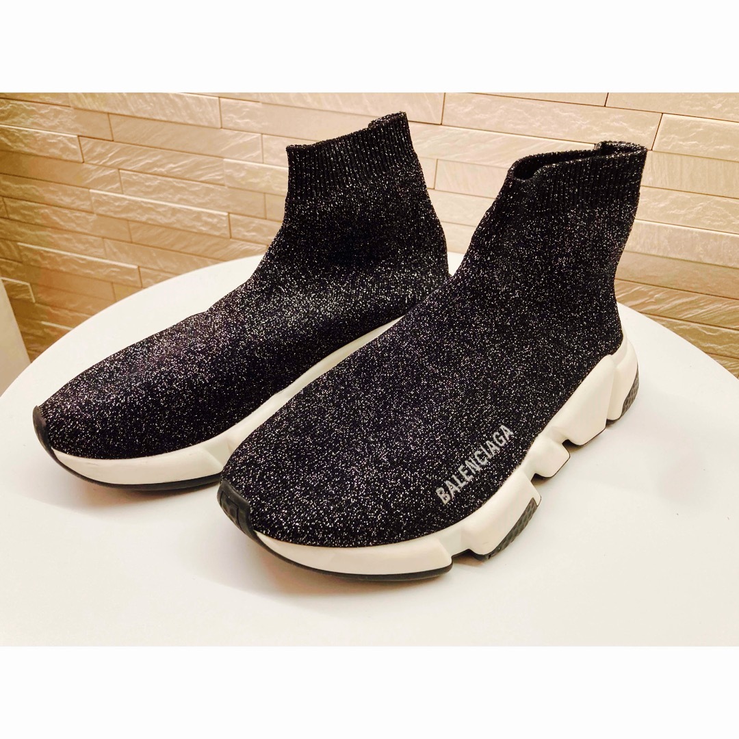 BALENCIAGA - バレンシアガ　スピードトレーナー　ラメ　36