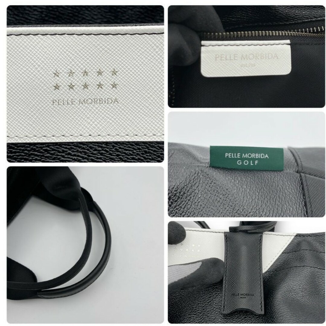 PELLE MORBIDA(ペッレ モルビダ)の新品未使用品 ペッレモルビダ PELLE MORBIDA トートバッグ ブラック メンズのバッグ(トートバッグ)の商品写真