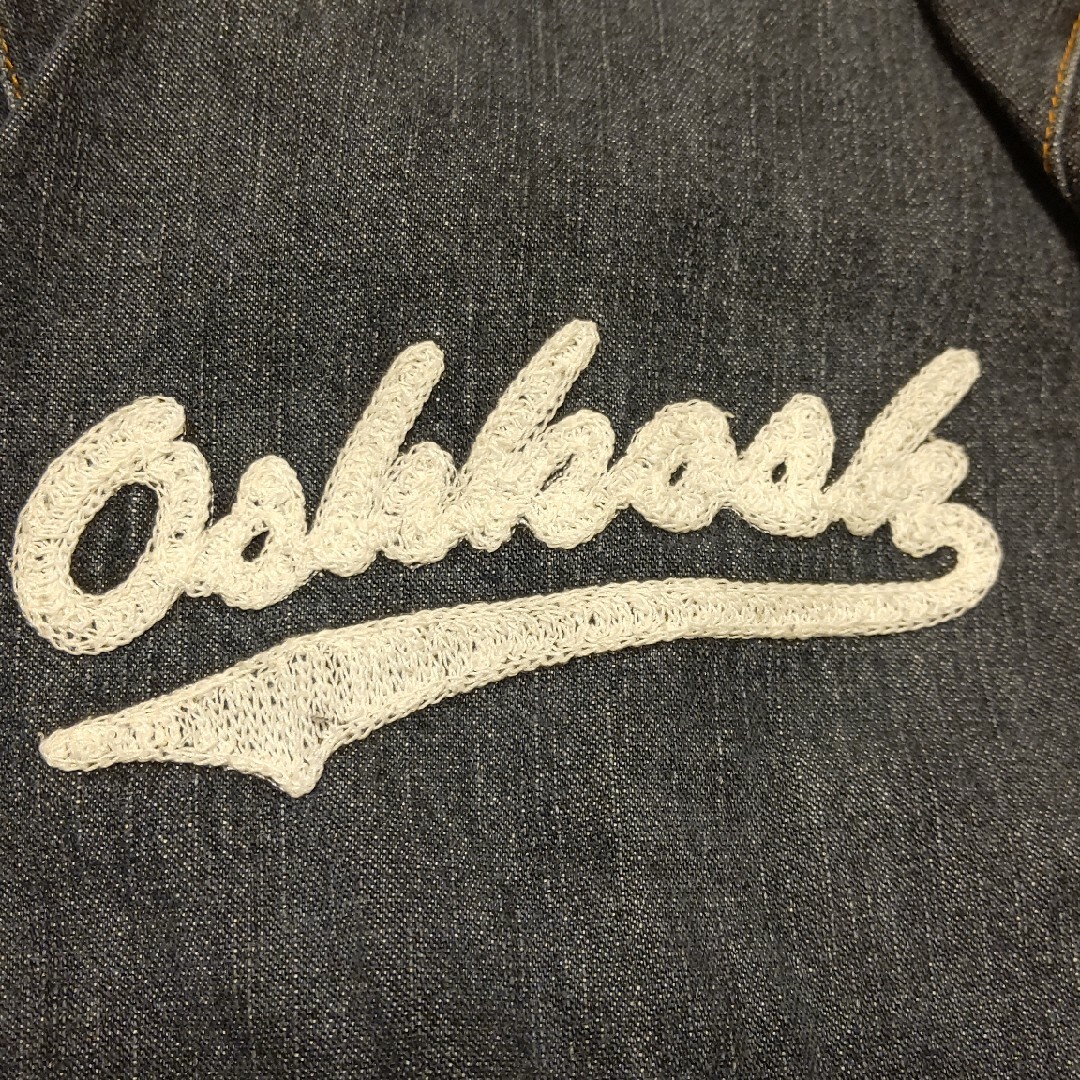 OshKosh(オシュコシュ)の新春値引オシュコシュの黒デニムロンパース80 キッズ/ベビー/マタニティのベビー服(~85cm)(ロンパース)の商品写真
