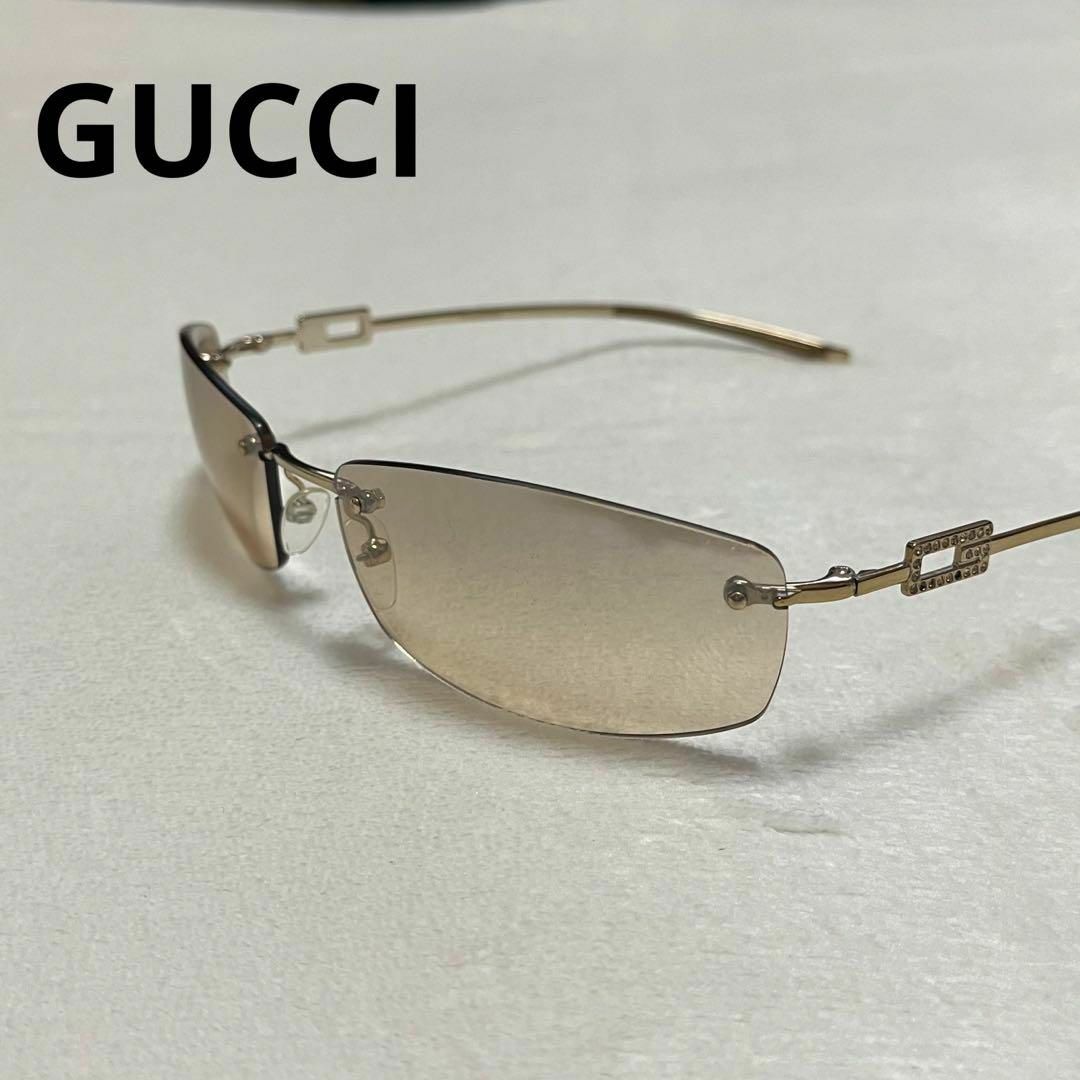 Gucci - GUCCI グッチ サングラス GG 1784 ラインストーン サイドロゴ
