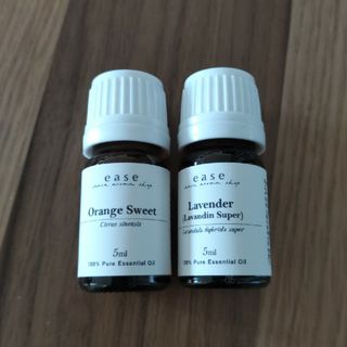 オーガニックオレンジスイートオイル&ラベンダーオイル　５ml　精油(エッセンシャルオイル（精油）)