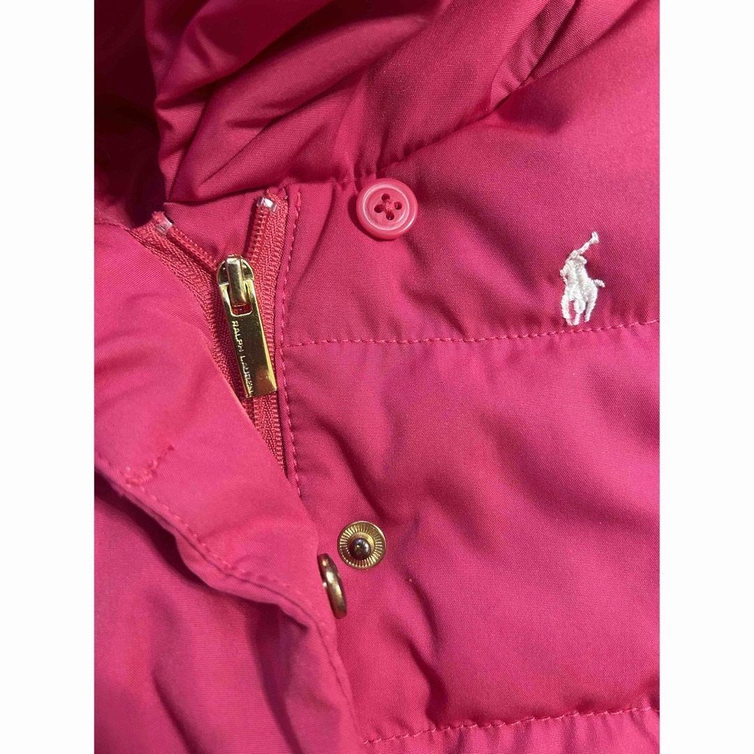 Ralph Lauren(ラルフローレン)のラルフローレン　ペプラムダウンジャケット　1歳　2歳 キッズ/ベビー/マタニティのベビー服(~85cm)(ジャケット/コート)の商品写真