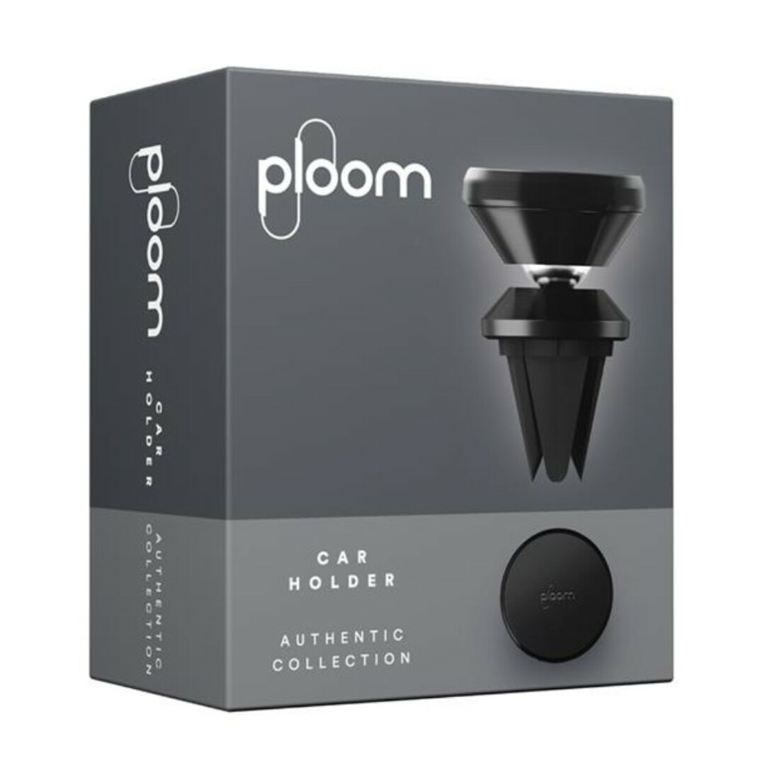 PloomTECH(プルームテック)の新品 PloomX用 カーホルダー＋本革バックカバー 2点セット メンズのファッション小物(タバコグッズ)の商品写真