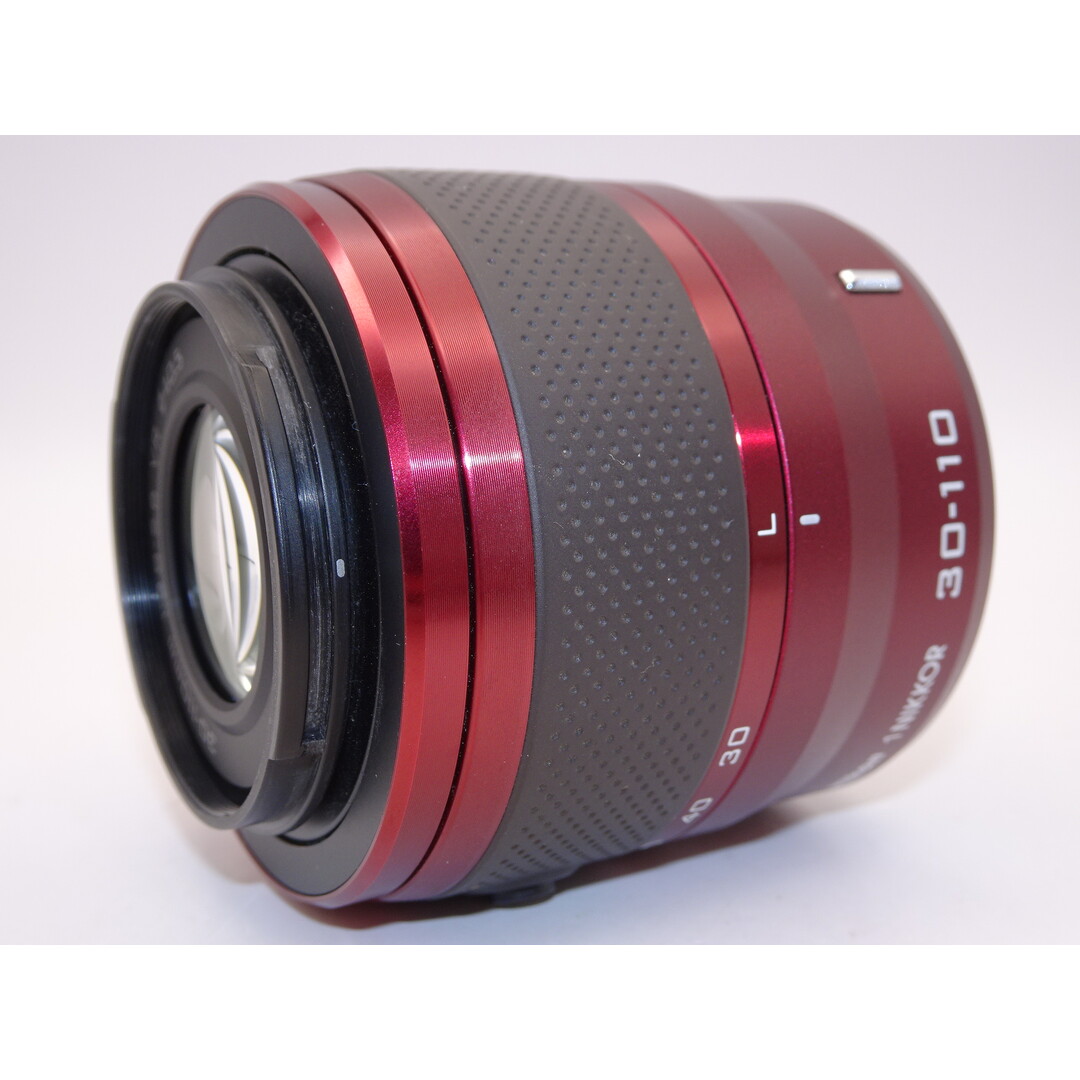 【本物保証】 【外観特上級】Nikon 1 30ー110 mm f / 3.8ー5.6 VR Nikkorレンズ(レッド) レンズ(ズーム)