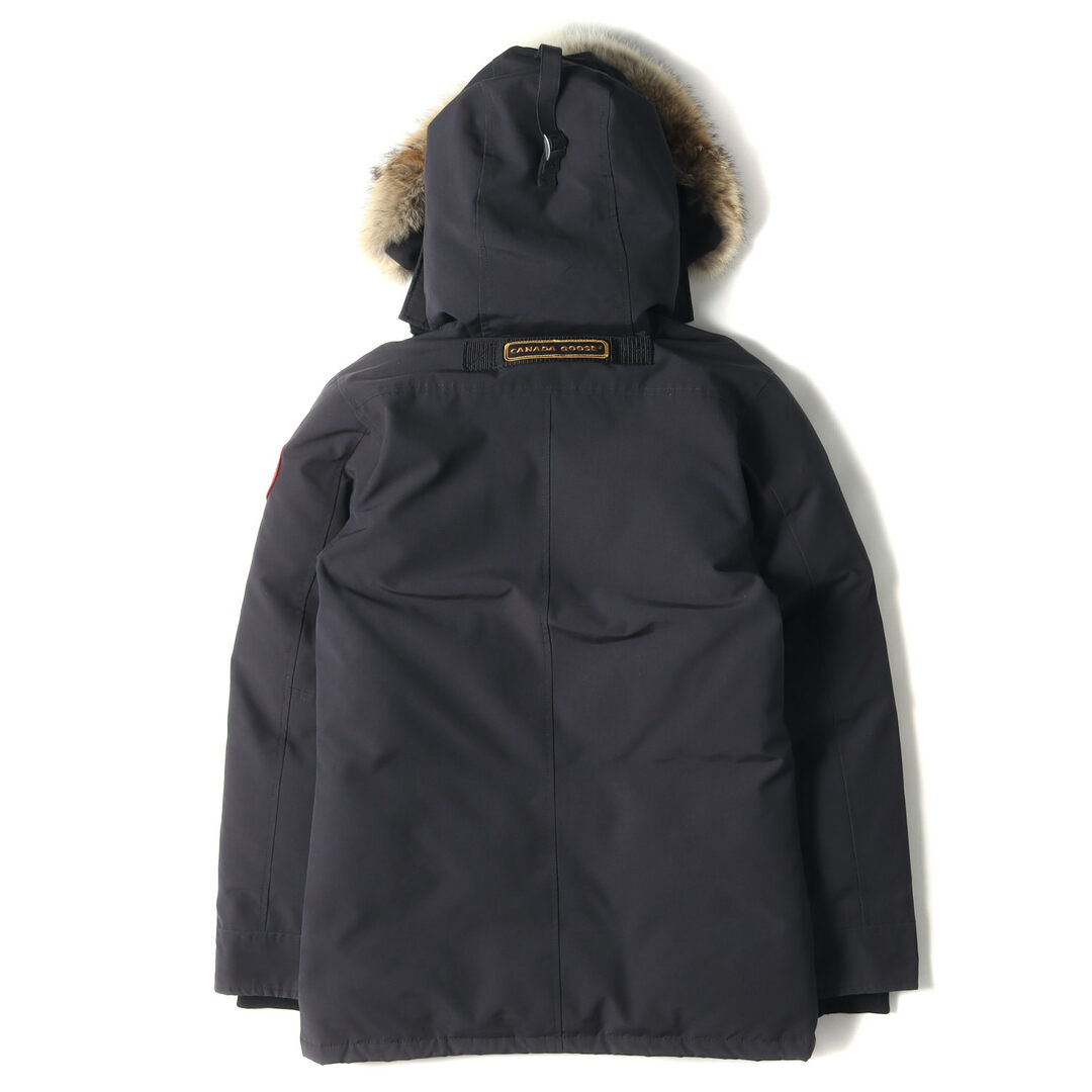 CANADA GOOSE(カナダグース)のCANADA GOOSE カナダグース ダウン ジャケット サイズ:FUSION S ファー フード ポリコットン ダウン コート CHATEAU PARKA 3426MA シャトー パーカー ネイビー 紺 アウター ブルゾン【メンズ】【中古】 メンズのジャケット/アウター(ダウンジャケット)の商品写真