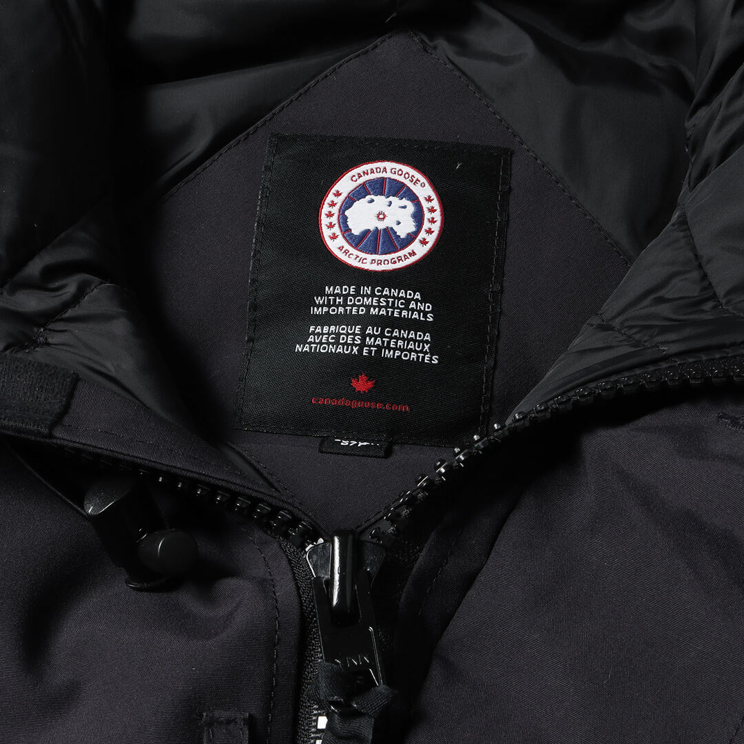 CANADA GOOSE(カナダグース)のCANADA GOOSE カナダグース ダウン ジャケット サイズ:FUSION S ファー フード ポリコットン ダウン コート CHATEAU PARKA 3426MA シャトー パーカー ネイビー 紺 アウター ブルゾン【メンズ】【中古】 メンズのジャケット/アウター(ダウンジャケット)の商品写真