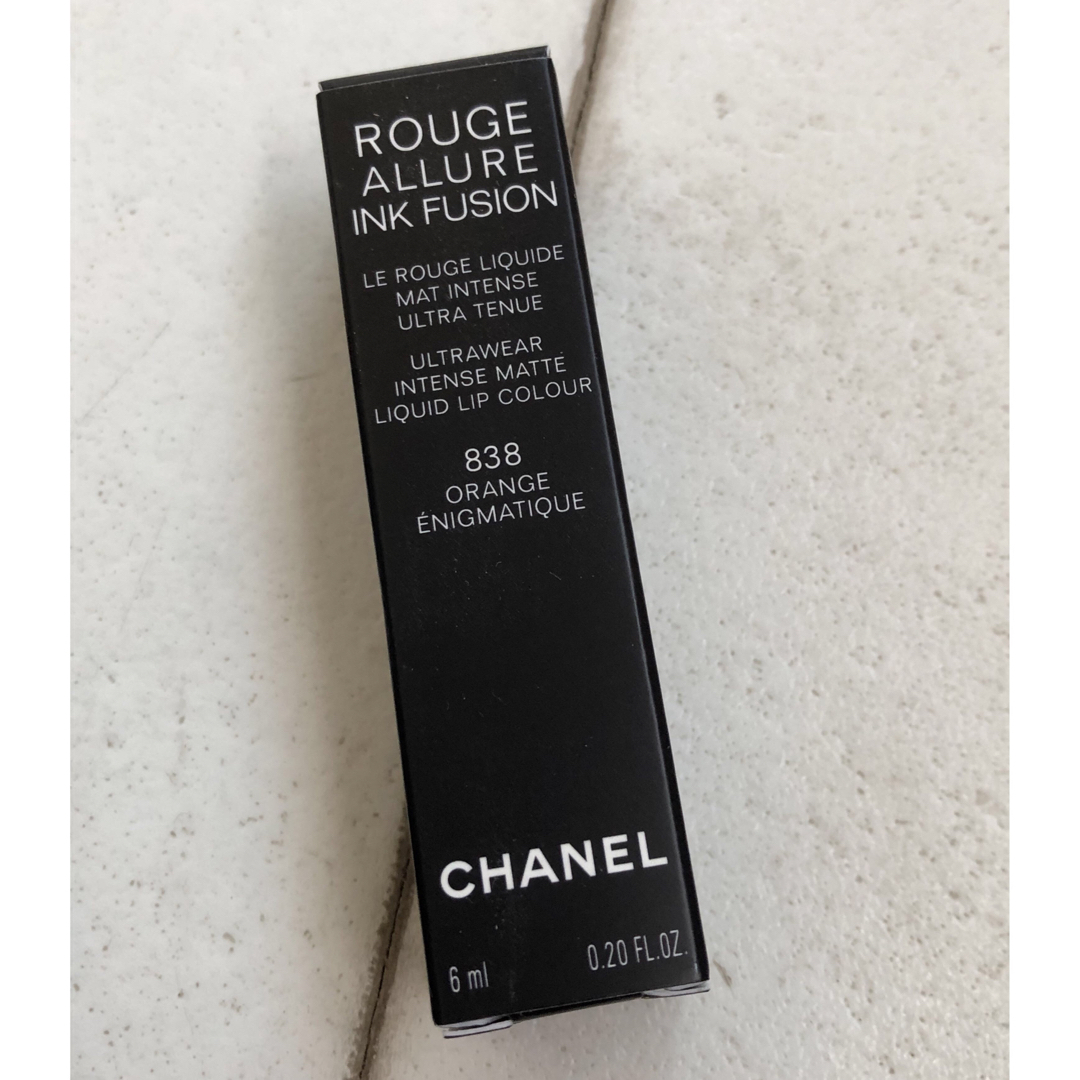 CHANEL(シャネル)のシャネル　ルージュアリュールインクフュージョン　838 新品す コスメ/美容のベースメイク/化粧品(口紅)の商品写真