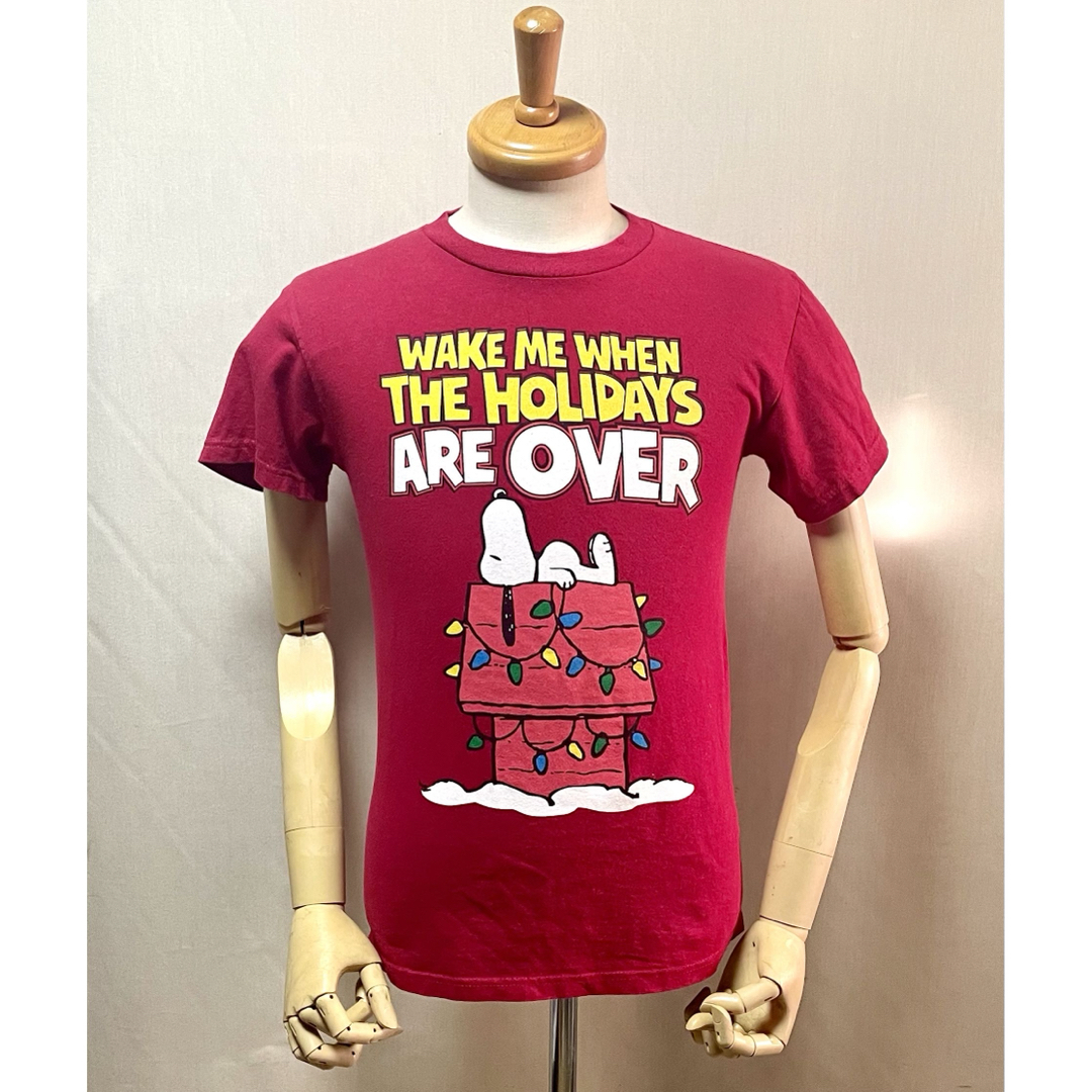 SNOOPY(スヌーピー)のSnoopy  クリスマス T - シャツ　Size S メンズのトップス(Tシャツ/カットソー(半袖/袖なし))の商品写真