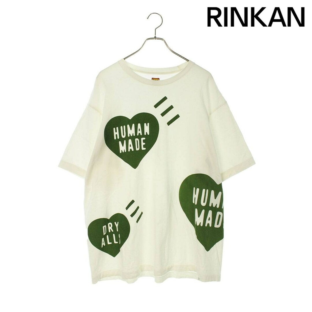 トップスヒューマンメイド  22SS  BIG HEART T-SHIRT ロゴプリントTシャツ メンズ XXL