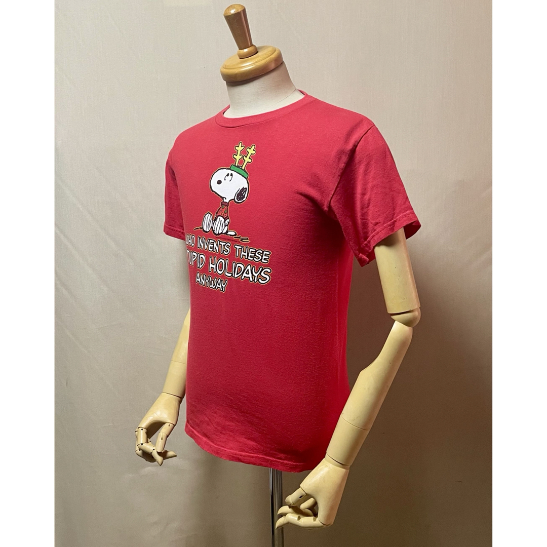 SNOOPY(スヌーピー)のSnoopy   クリスマス T - シャツ　Size  S メンズのトップス(Tシャツ/カットソー(半袖/袖なし))の商品写真
