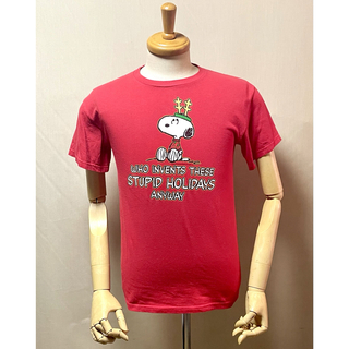スヌーピー(SNOOPY)のSnoopy   クリスマス T - シャツ　Size  S(Tシャツ/カットソー(半袖/袖なし))