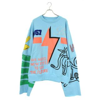 ウォルターヴァンベイレンドンク(Walter Van Beirendonck)のウォルターヴァンベイレンドンク  57-SUPER OVERSIZED SWEAT スーパーオーバーサイズ2WAYスウェット メンズ(スウェット)