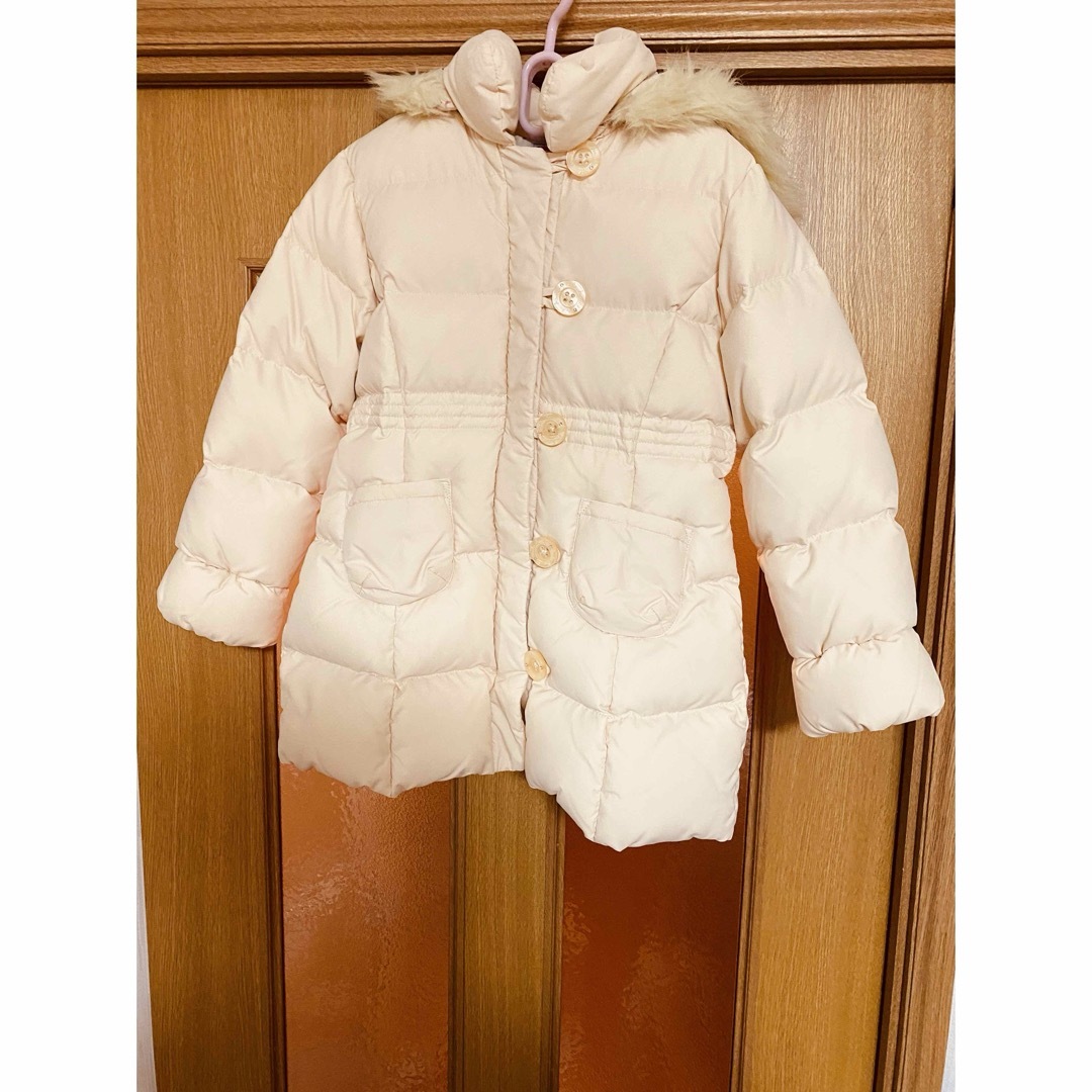 mikihouse(ミキハウス)のミキハウス　ダウンコート　女の子 キッズ/ベビー/マタニティのキッズ服女の子用(90cm~)(コート)の商品写真