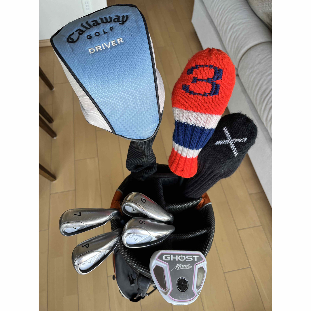 Callaway Golf(キャロウェイゴルフ)の白ごはん様専用　キャロウェイ×テーラーメイド豪華レディースゴルフクラブセット8本 スポーツ/アウトドアのゴルフ(クラブ)の商品写真
