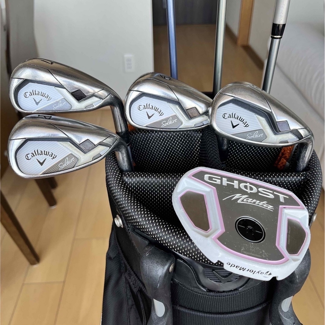 Callaway Golf(キャロウェイゴルフ)の白ごはん様専用　キャロウェイ×テーラーメイド豪華レディースゴルフクラブセット8本 スポーツ/アウトドアのゴルフ(クラブ)の商品写真