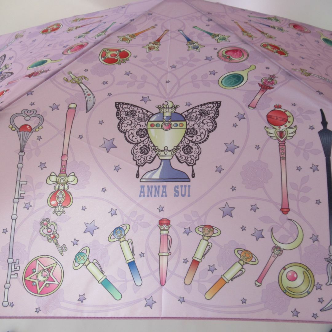 ANNA SUI(アナスイ)の美少女戦士セーラームーン×アナスイ 折りたたみ傘 / ペールパープル レディースのファッション小物(傘)の商品写真