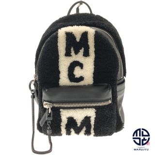 エムシーエム(MCM)のMCM エムシーエム スタークシアリング ボア モコモコ 黒 白 ブラック ホワイト バックパック リュック バッグ カバン 鞄(リュック/バックパック)