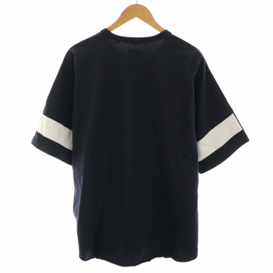 nanamica(ナナミカ)のナナミカ Tシャツ カットソー ライン クルーネック SUHS230 五分袖 M メンズのトップス(Tシャツ/カットソー(半袖/袖なし))の商品写真