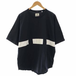 ナナミカ(nanamica)のナナミカ Tシャツ カットソー ライン クルーネック SUHS230 五分袖 M(Tシャツ/カットソー(半袖/袖なし))