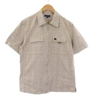 バーバリーブルーレーベル(BURBERRY BLUE LABEL)のBURBERRY BLUE LABEL シャツ ジップアップ チェック ホース(シャツ)