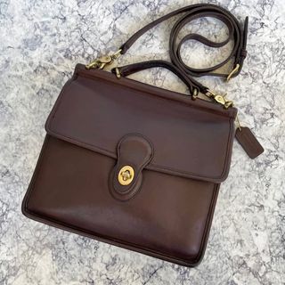 コーチ(COACH)のCOACH オールドコーチ 茶 レザー ブラウン 2way ウィリス(ショルダーバッグ)