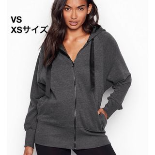 ヴィクトリアズシークレット(Victoria's Secret)のフード付きパーカー VS XSサイズ 💙新品未使用　グレー(パーカー)