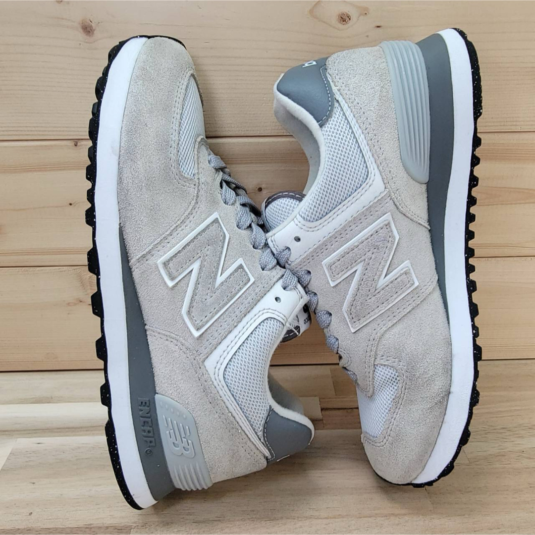 574（New Balance）(ゴーナナヨン)のニューバランス U574GS2 グレー 23㎝ レディースの靴/シューズ(スニーカー)の商品写真