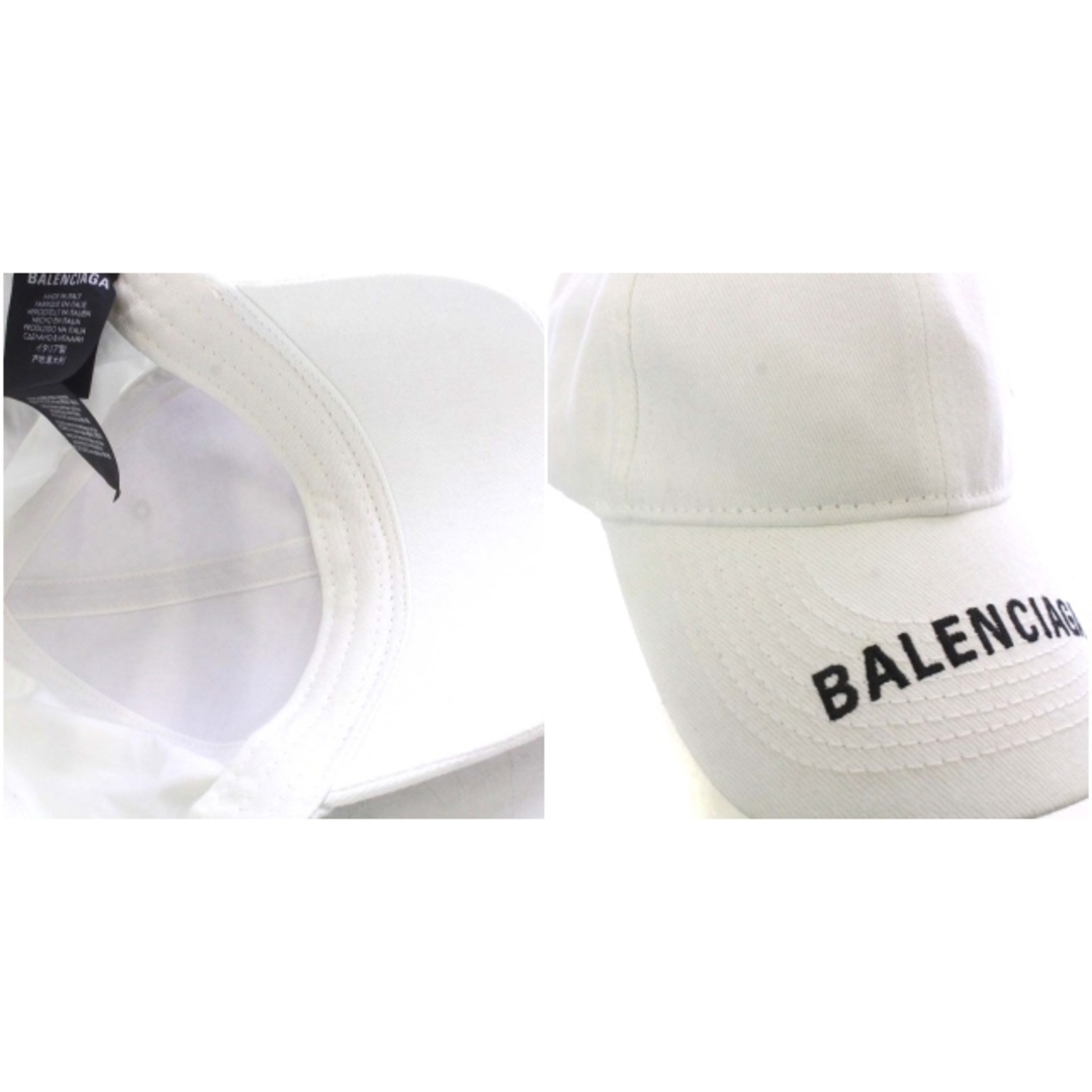 BALENCIAGA　バレンシアガ　ホワイト　キャップ　59