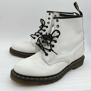 ドクターマーチン(Dr.Martens)のドクターマーチン  8EYE BOOT 8ホールブーツ レースアップブーツ UK9  28cm ホワイト 11822(その他)