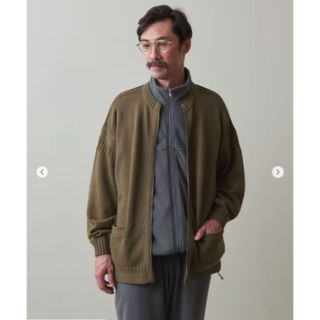 スティーブンアラン(steven alan)のARLG ZIP GUERNSEY KNIT -LOOSE/Knit(ニット/セーター)