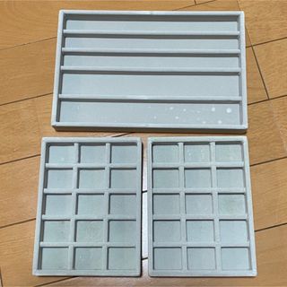 ムジルシリョウヒン(MUJI (無印良品))の無印良品 ベロア内箱仕切ケース セット(小物入れ)