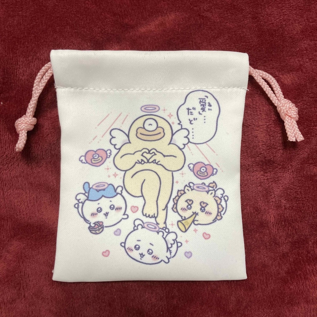 ちいかわ天使たちミニ巾着 エンタメ/ホビーのおもちゃ/ぬいぐるみ(キャラクターグッズ)の商品写真