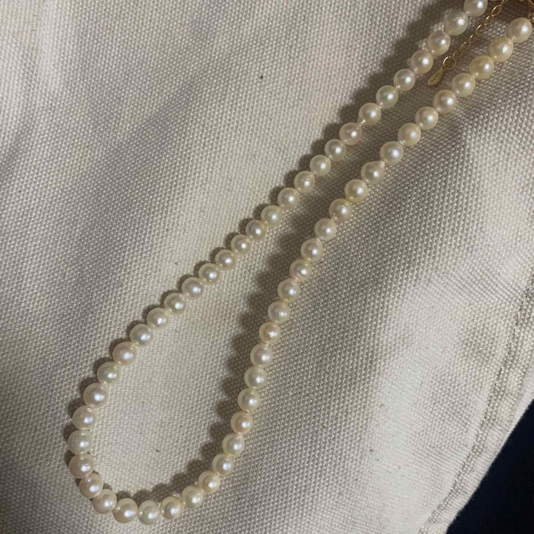 天然あこや真珠 ネックレス6.5-7.0mm  本真珠 真珠ネックレス 真珠 レディースのアクセサリー(ネックレス)の商品写真