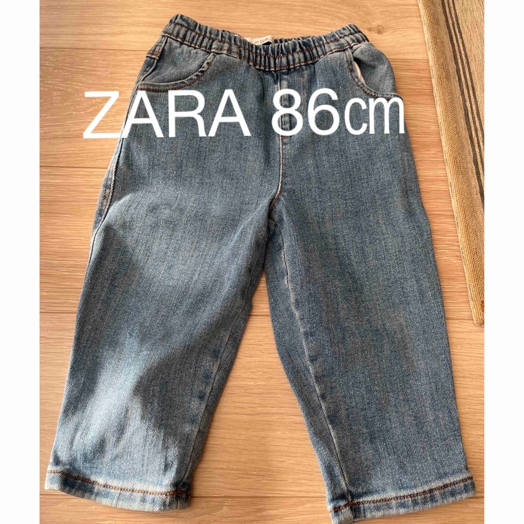 ZARA KIDS(ザラキッズ)のZARA デニムパンツ キッズ/ベビー/マタニティのベビー服(~85cm)(パンツ)の商品写真