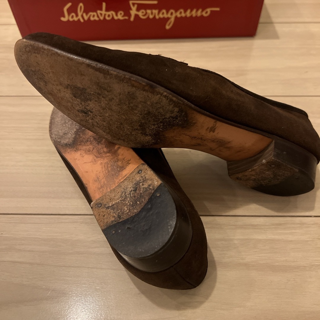 Salvatore Ferragamo(サルヴァトーレフェラガモ)のレディース サルバトーレフェラガモ 本物使用品 ガンチーニ 24〜24.5㎝ レディースの靴/シューズ(ローファー/革靴)の商品写真