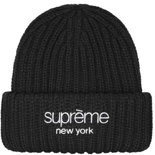 シュプリーム(Supreme)のupremeClassic Logo Chunky Ribbed Beanie☆(ニット帽/ビーニー)