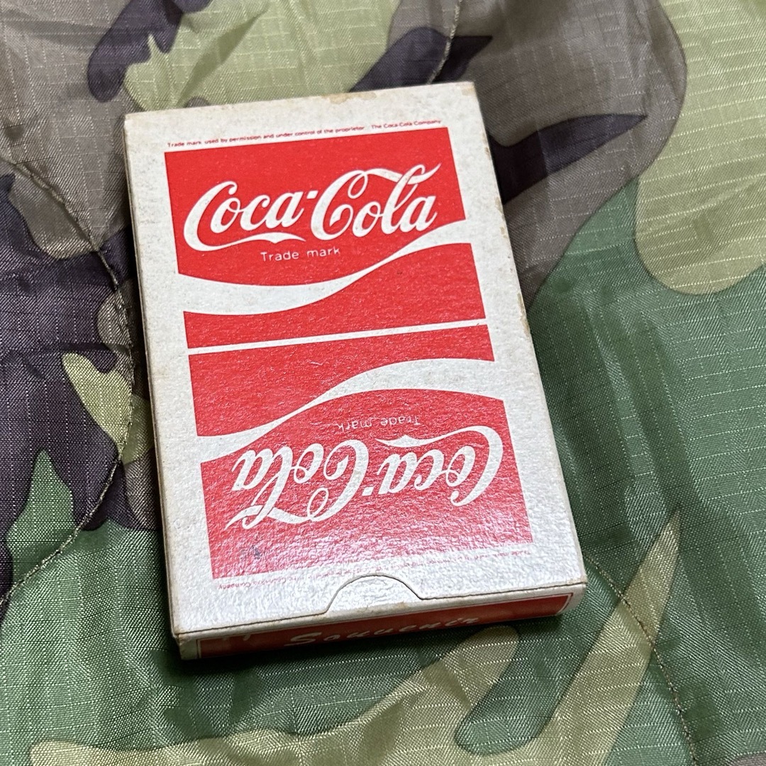 コカ・コーラ(コカコーラ)の【80s】コカコーラ　Coca-Cola ノベリティトランプ　希少 エンタメ/ホビーのテーブルゲーム/ホビー(トランプ/UNO)の商品写真