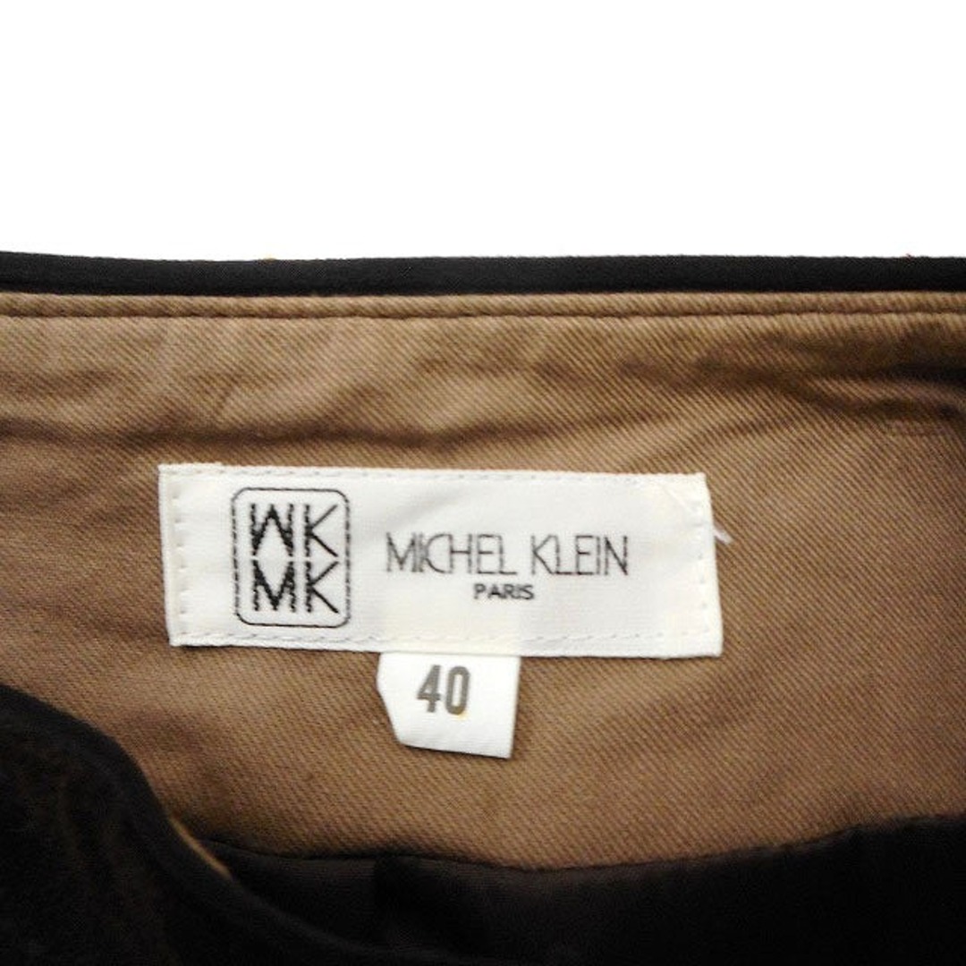 MK MICHEL KLEIN(エムケーミッシェルクラン)のエムケー ミッシェルクラン MK MICHEL KLEIN ベロアフレアスカート レディースのスカート(ひざ丈スカート)の商品写真