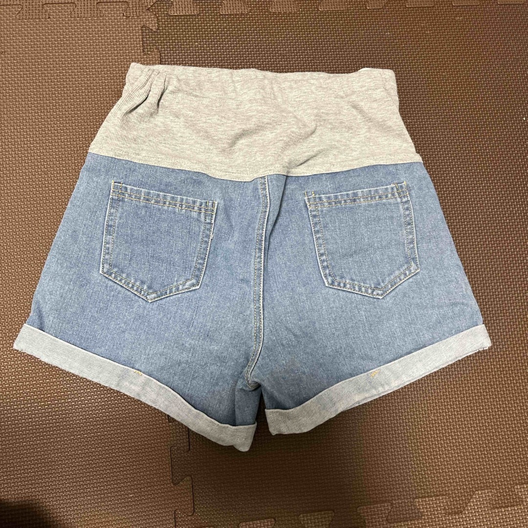 マタニティショートパンツ　Mサイズ キッズ/ベビー/マタニティのマタニティ(マタニティボトムス)の商品写真