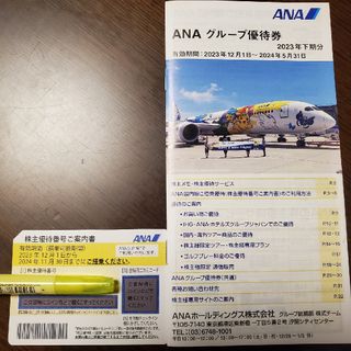 エーエヌエー(ゼンニッポンクウユ)(ANA(全日本空輸))のANA株主優待 (株主優待券 ＆ ANA グループ優待券)  最新版セット(航空券)