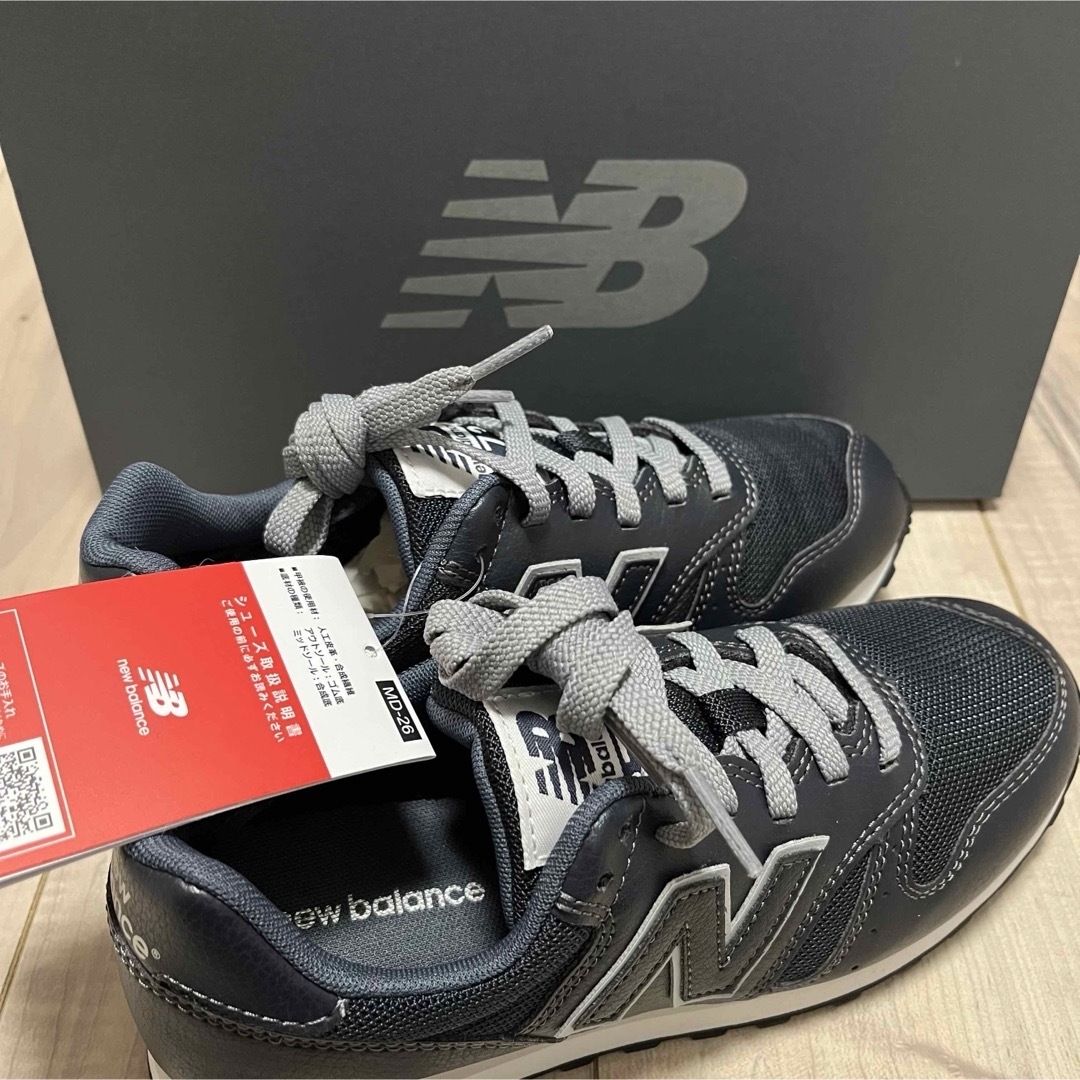 New Balance(ニューバランス)の▷▷　　new balance  ML373  ネイビーグレー 22.0 2E レディースの靴/シューズ(スニーカー)の商品写真