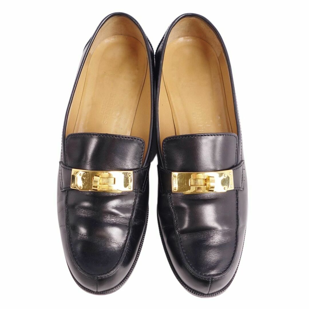 美品 エルメス HERMES ローファー モカシン デスタン ケリー金具 美品 エルメス HERMES ローファー モカシン デスタン ケリー金具
